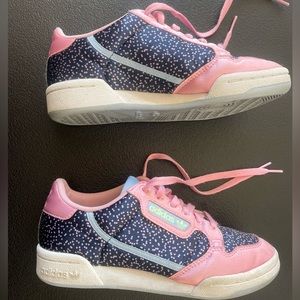 Adidas continental 80 navy/ pink women’s sneaker